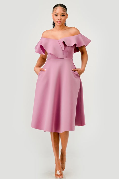 Mauve Alessia Dress