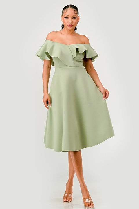 Sage Green Alessia Dress