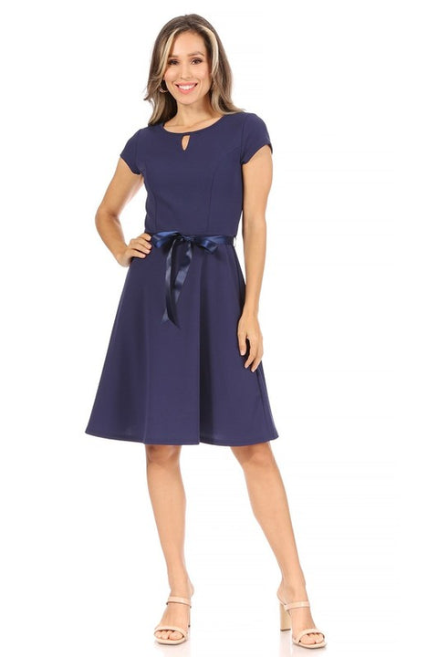 Navy Emma Dress