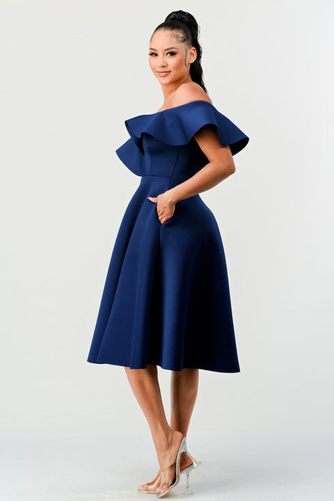 Navy Alessia Dress