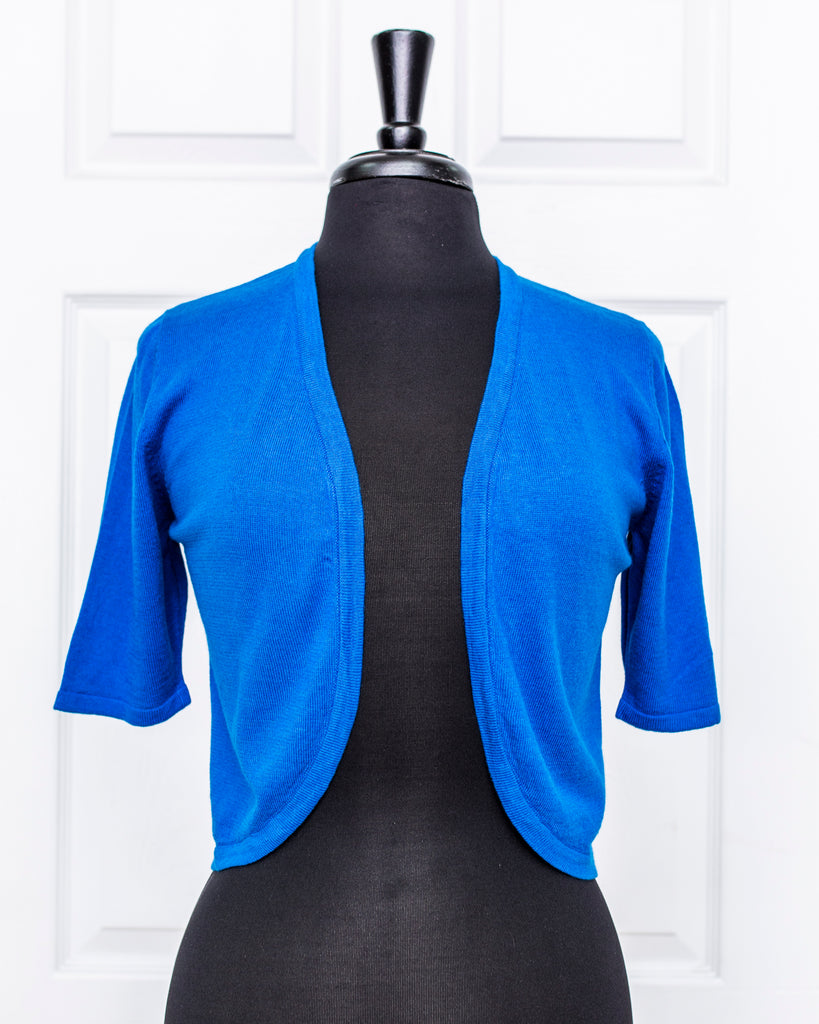 Royal blue hot sale bolero jacket